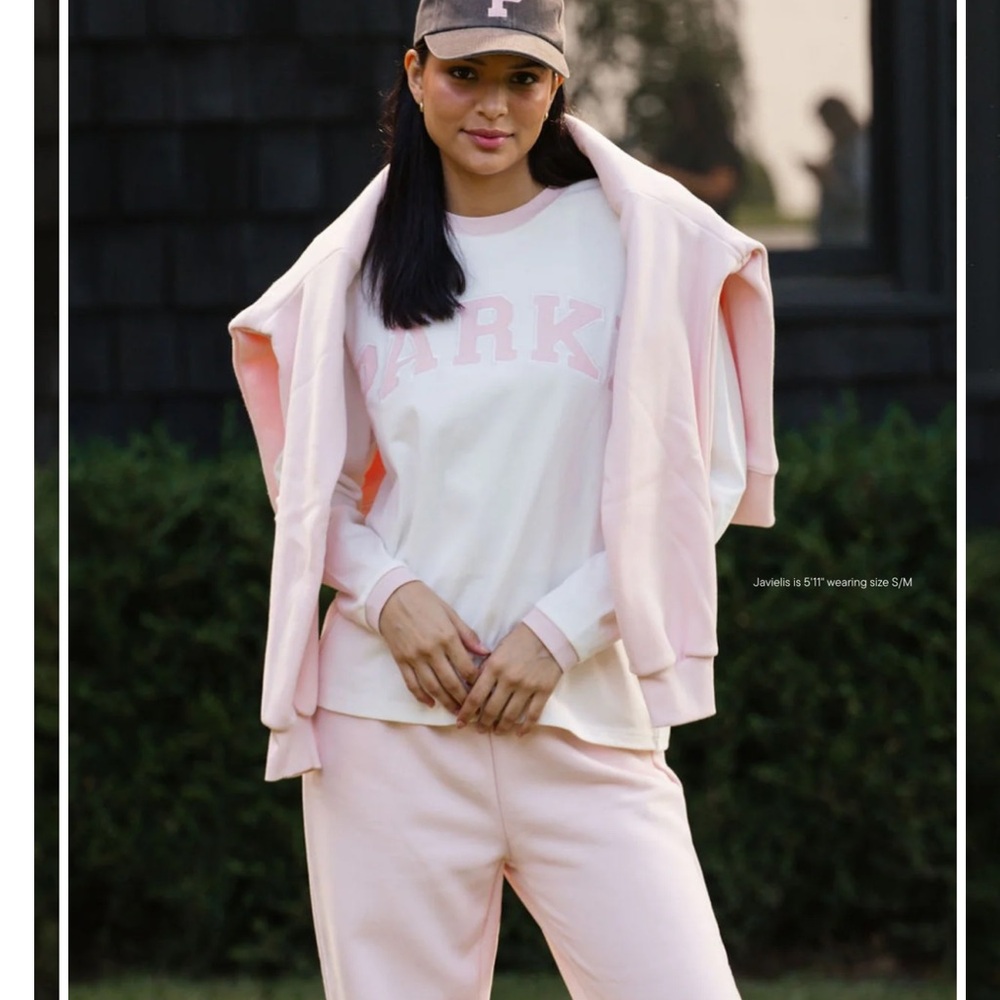 Parke Varsity Long Sleeve-ROSE-XXL - Picture 2 of 8